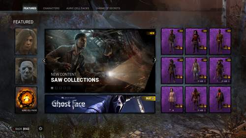 In-Game Store - Official Dead by Daylight Wiki